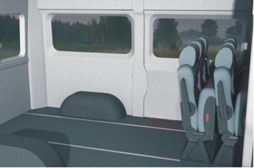 Салон-трансформер микроавтобуса в грузовой фургон
